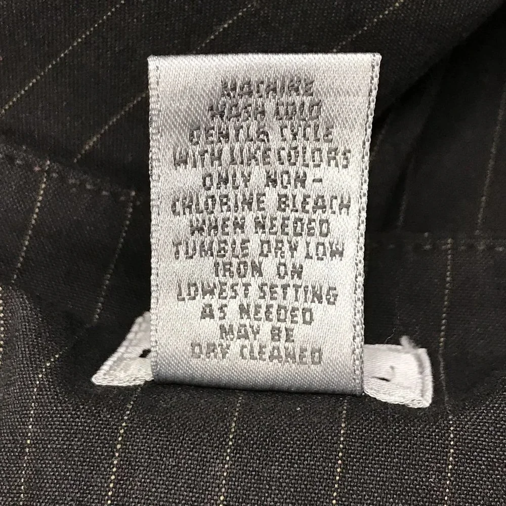 Chico's Office capri brown pinstripe size 2 (12) - Picture 4 of 7